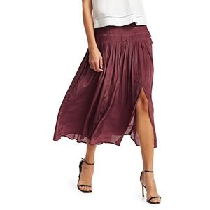Sea Hemmingway Micro Pleated Midi Skirt - Size 4